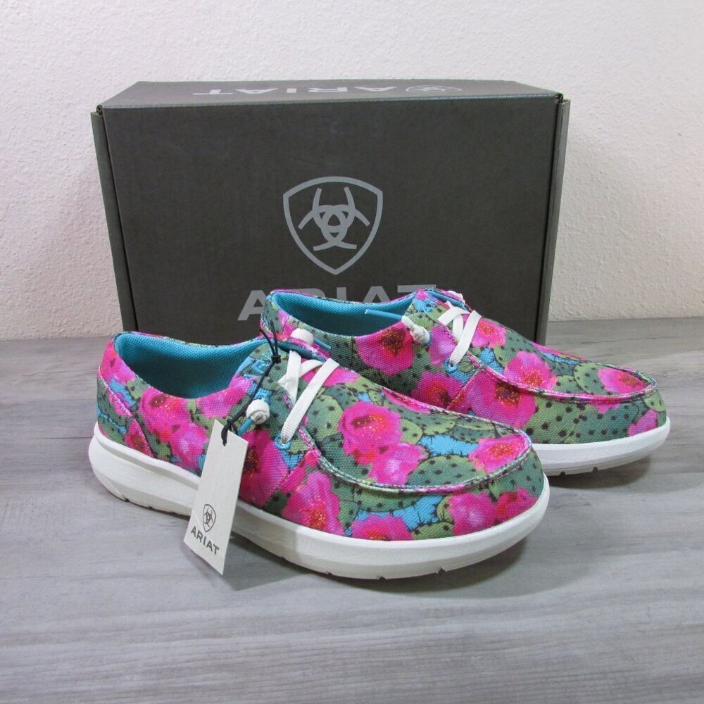 Ariat Women's Hilo Slip On Sneaker Shoe Prickly Pear 10044591